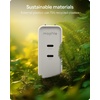image:imageMophie Speedport70 GAN USBC Charger Block  70W Fast Wall Charger 2 USBC PD Ports Compact Foldable Prongs Made with Recycled Materials for Smartphones Tablets Headphones100W
